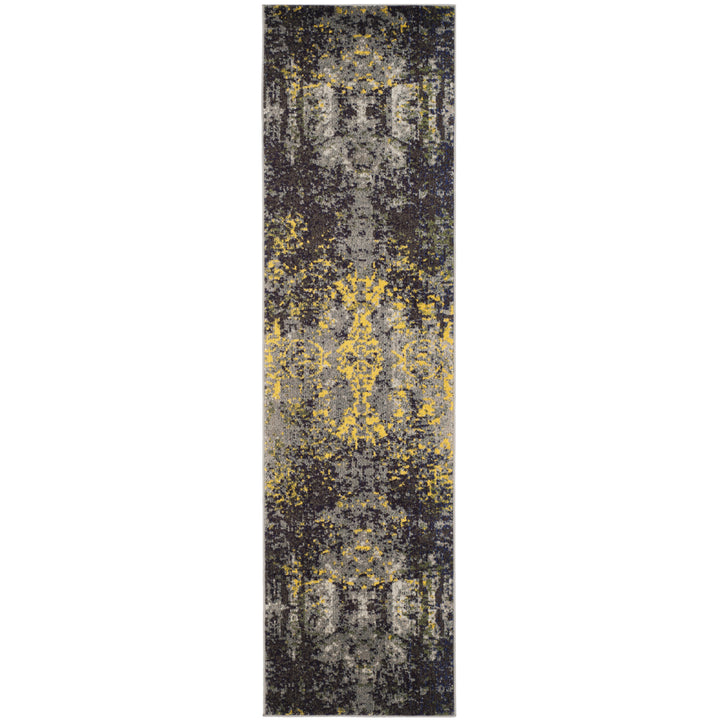 SAFAVIEH Monaco Collection MNC223G Grey / Multi Rug Image 5