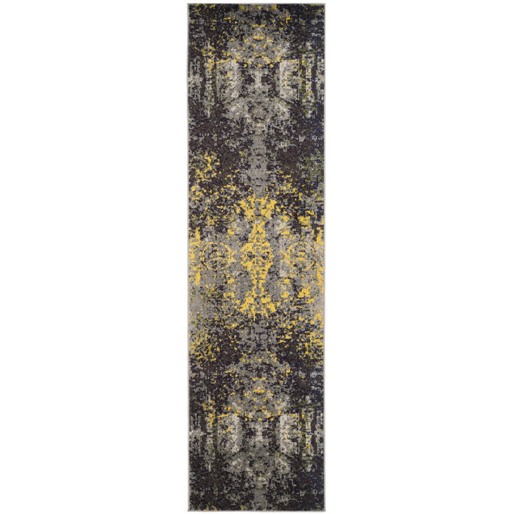 SAFAVIEH Monaco Collection MNC223G Grey / Multi Rug Image 1