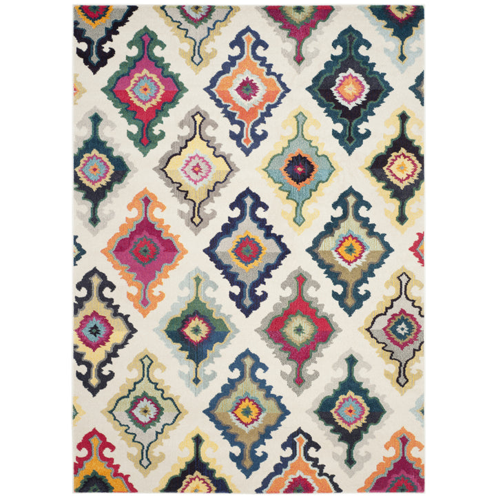 SAFAVIEH Monaco Collection MNC239A Ivory / Multi Rug Image 8