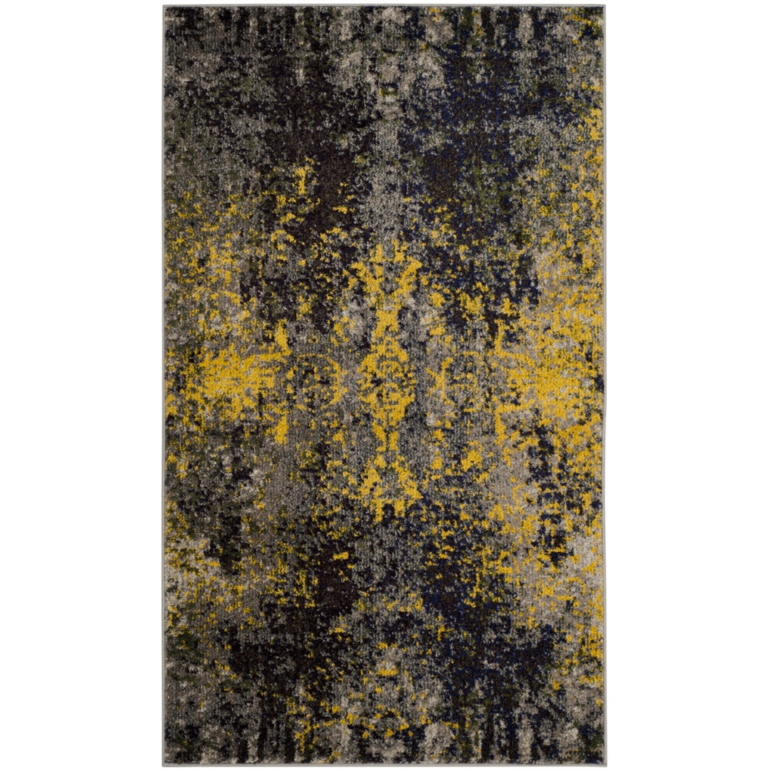 SAFAVIEH Monaco Collection MNC223G Grey / Multi Rug Image 8