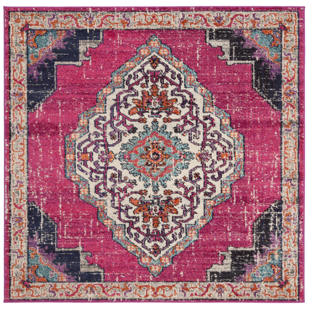 SAFAVIEH Monaco Collection MNC254D Pink / Multi Rug Image 6