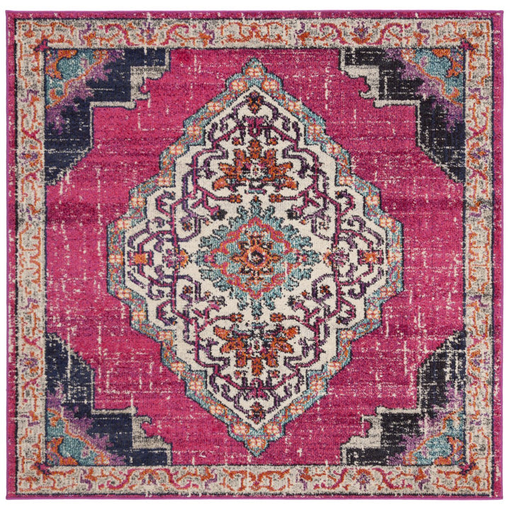 SAFAVIEH Monaco Collection MNC254D Pink / Multi Rug Image 1