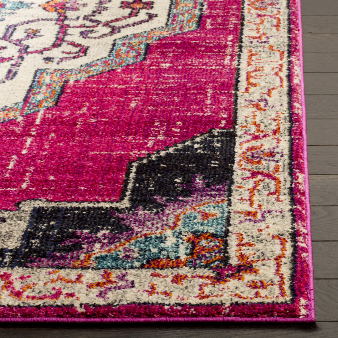 SAFAVIEH Monaco Collection MNC254D Pink / Multi Rug Image 7