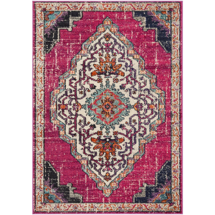 SAFAVIEH Monaco Collection MNC254D Pink / Multi Rug Image 8