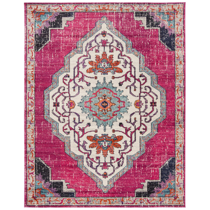 SAFAVIEH Monaco Collection MNC254D Pink / Multi Rug Image 9