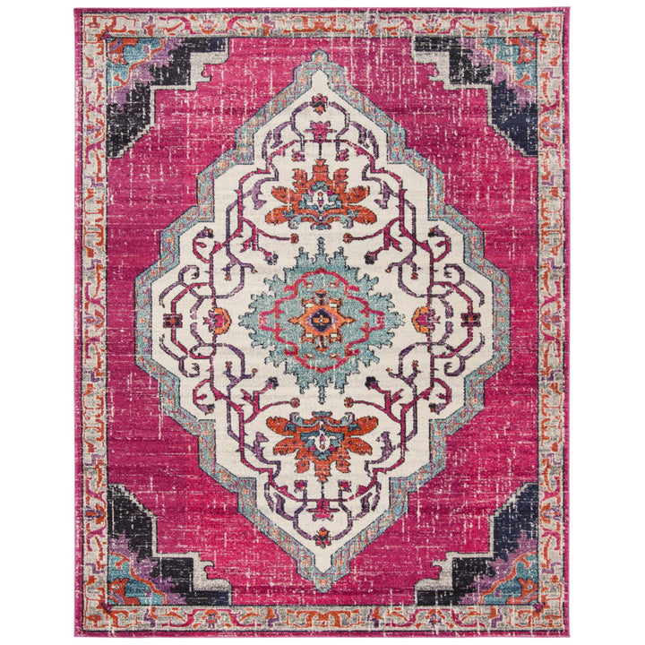 SAFAVIEH Monaco Collection MNC254D Pink / Multi Rug Image 1