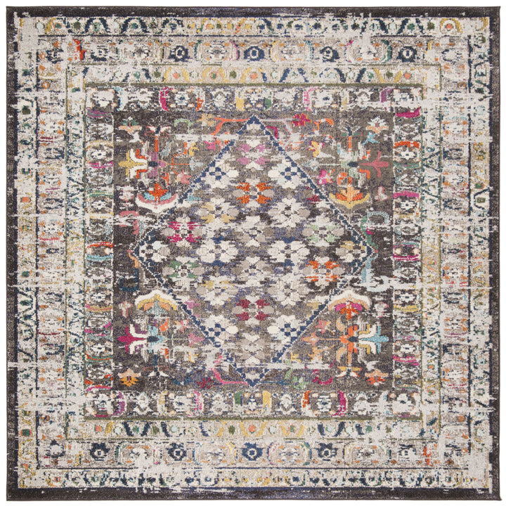 SAFAVIEH Monaco Collection MNC255T Brown / Grey Rug Image 6