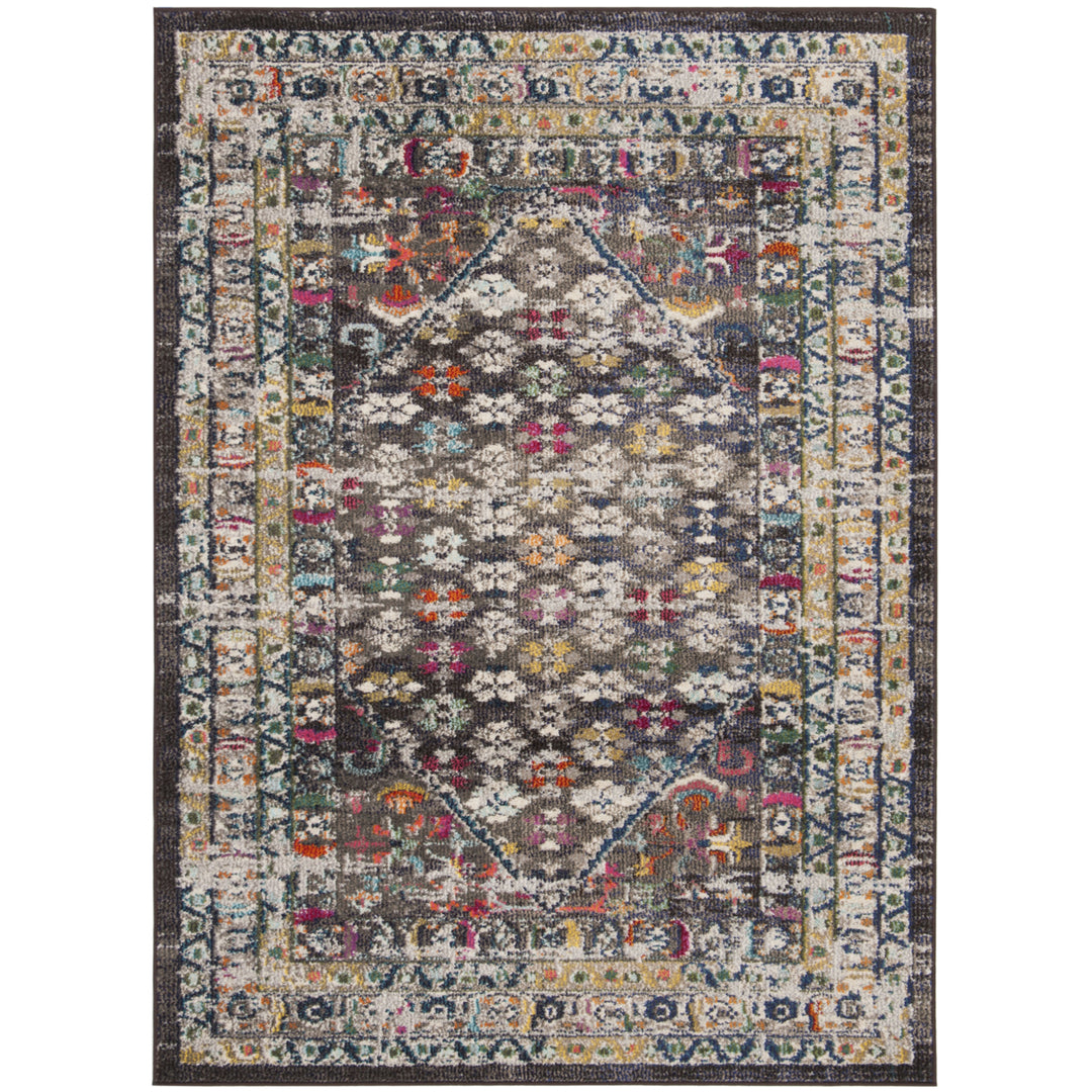 SAFAVIEH Monaco Collection MNC255T Brown / Grey Rug Image 8