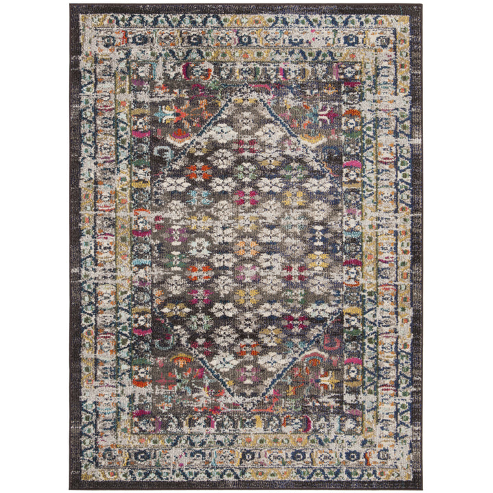 SAFAVIEH Monaco Collection MNC255T Brown / Grey Rug Image 8