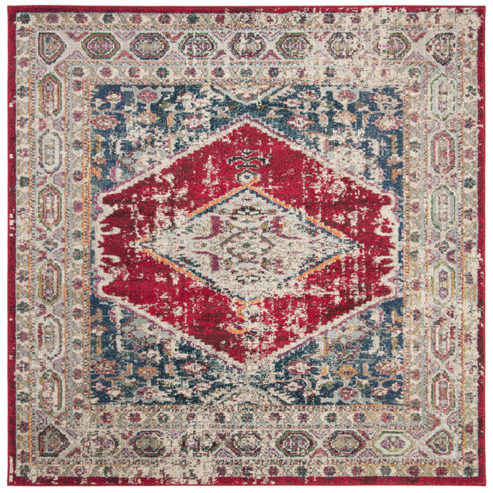 SAFAVIEH Monaco Collection MNC257A Ivory / Red Rug Image 6