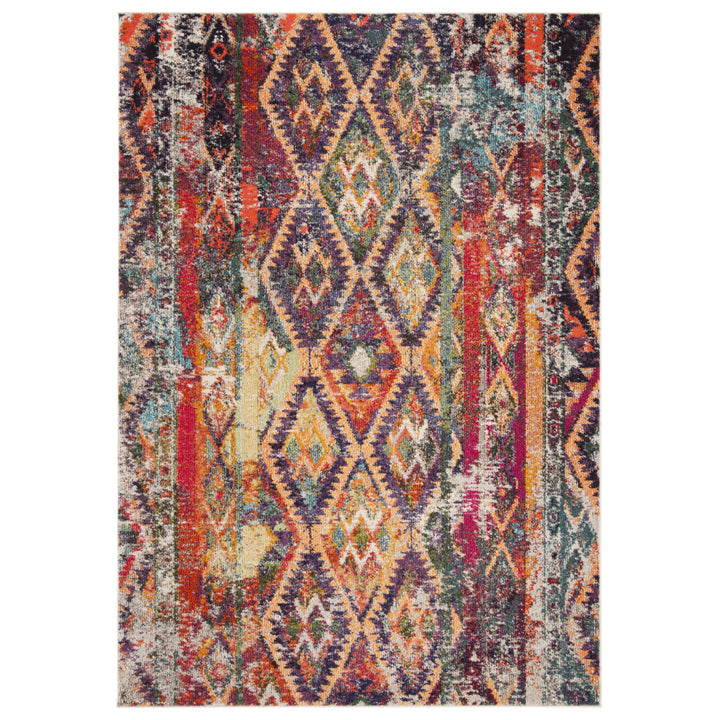 SAFAVIEH Monaco Collection MNC264V Purple / Orange Rug Image 9