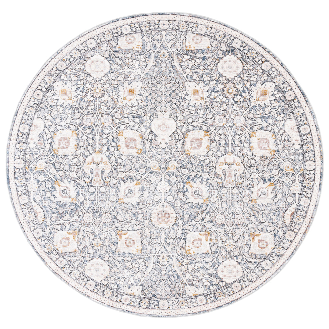 SAFAVIEH Moondust Collection MND650A Ivory / Grey Rug Image 4