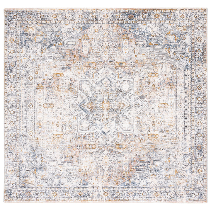 SAFAVIEH Moondust Collection MND652A Ivory / Blue Rug Image 6