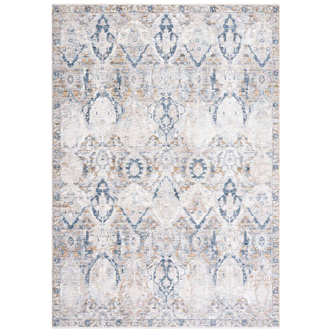 SAFAVIEH Moondust Collection MND654F Grey / Blue Rug Image 10