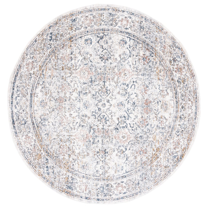 SAFAVIEH Moondust Collection MND664A Ivory / Blue Rug Image 1