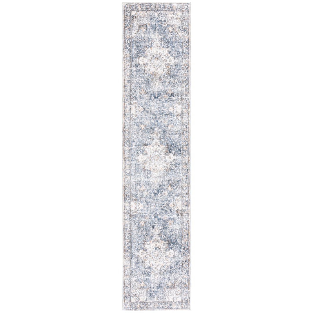 SAFAVIEH Moondust Collection MND662A Ivory / Blue Rug Image 1