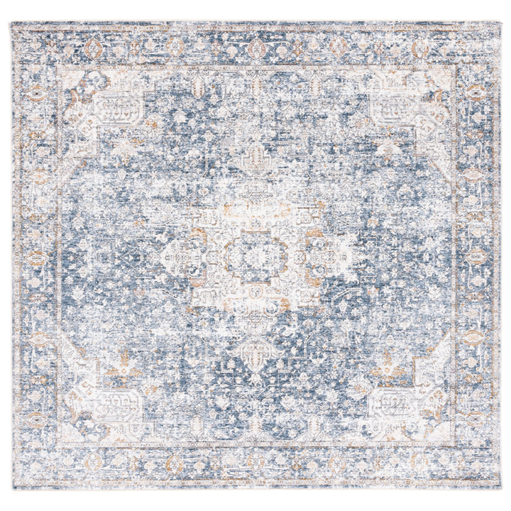 SAFAVIEH Moondust Collection MND662A Ivory / Blue Rug Image 6