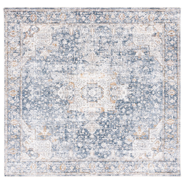 SAFAVIEH Moondust Collection MND662A Ivory / Blue Rug Image 1