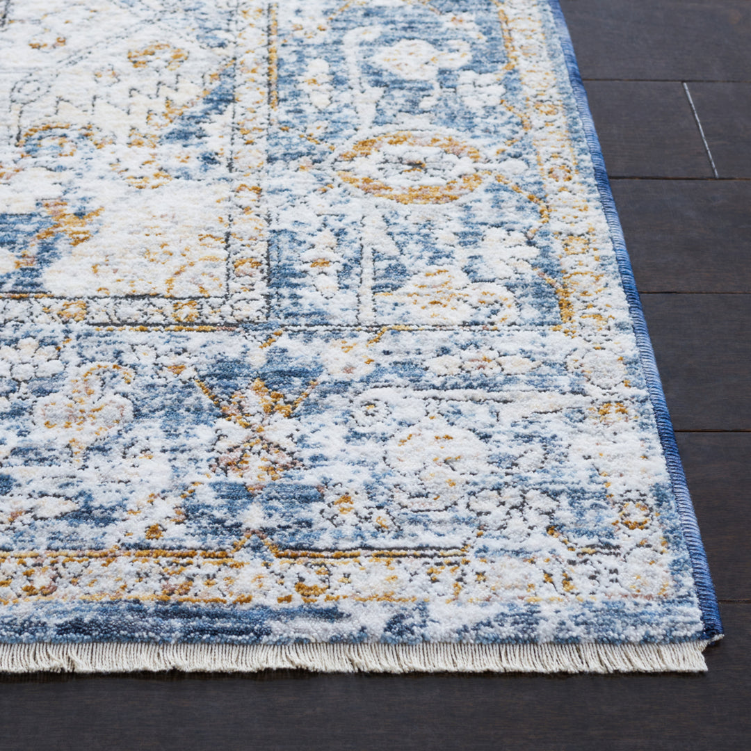 SAFAVIEH Moondust Collection MND662A Ivory / Blue Rug Image 7