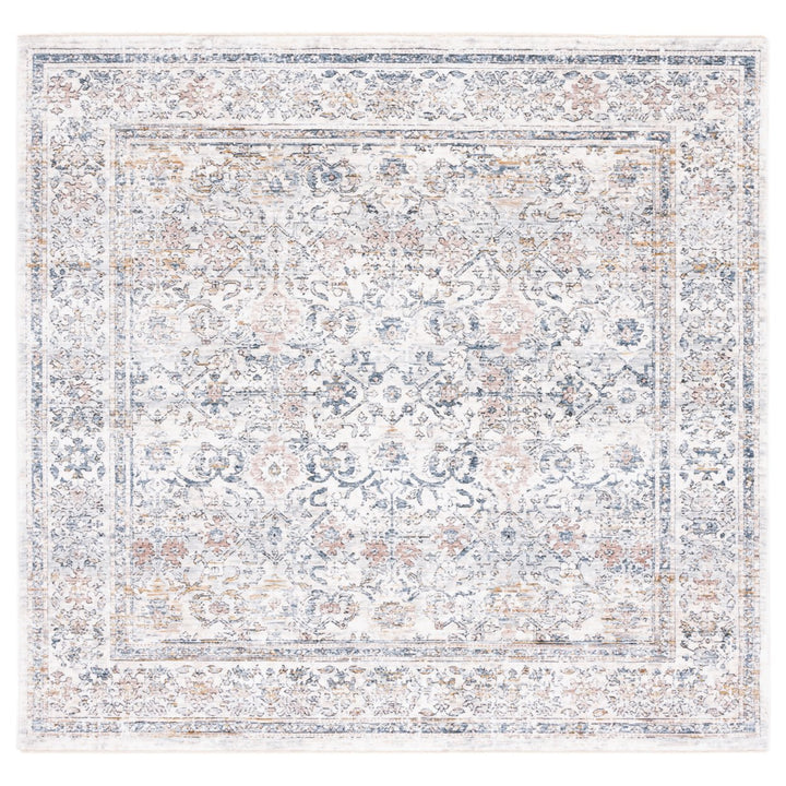 SAFAVIEH Moondust Collection MND664A Ivory / Blue Rug Image 1