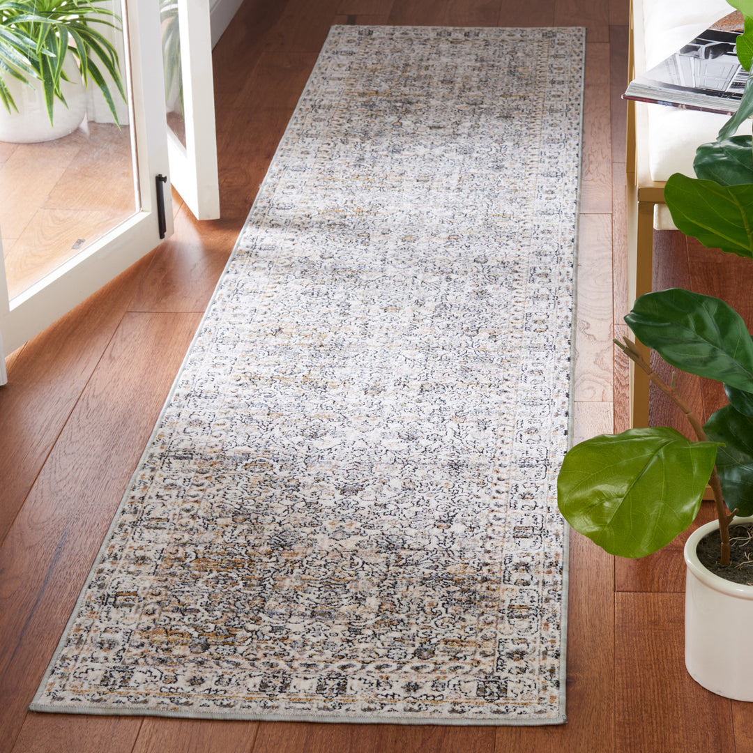 SAFAVIEH Moondust Collection MND660A Ivory / Grey Rug Image 3