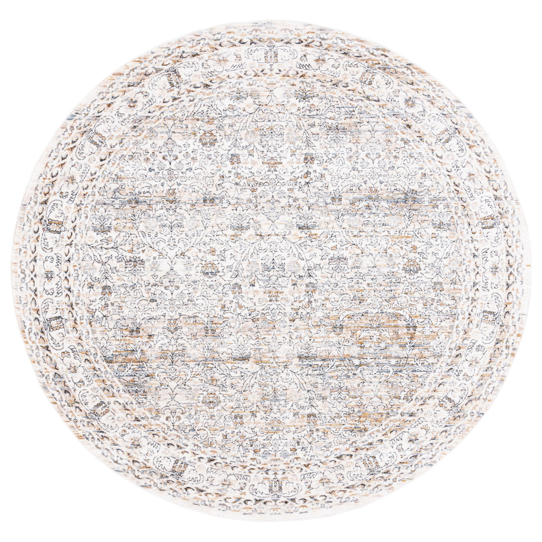 SAFAVIEH Moondust Collection MND660A Ivory / Grey Rug Image 4