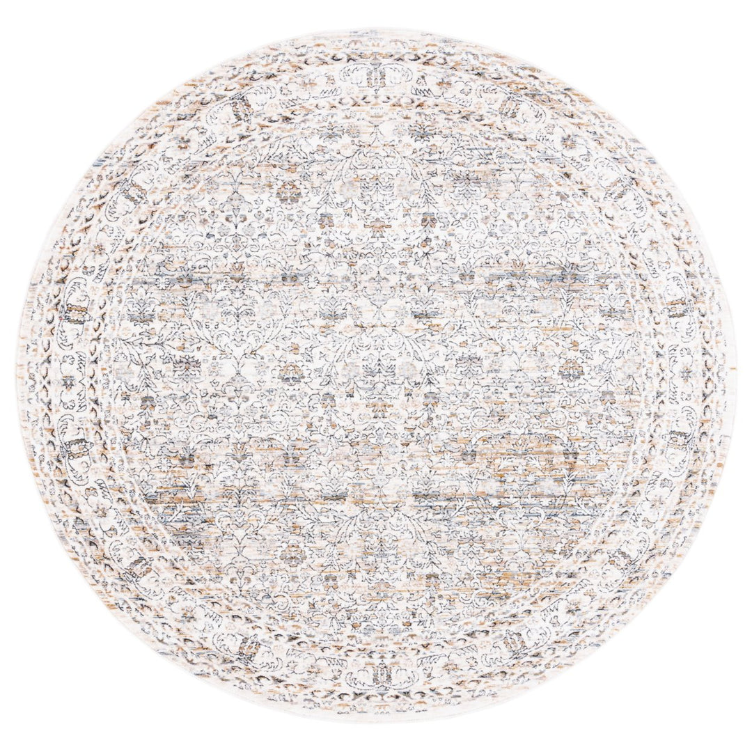 SAFAVIEH Moondust Collection MND660A Ivory / Grey Rug Image 1