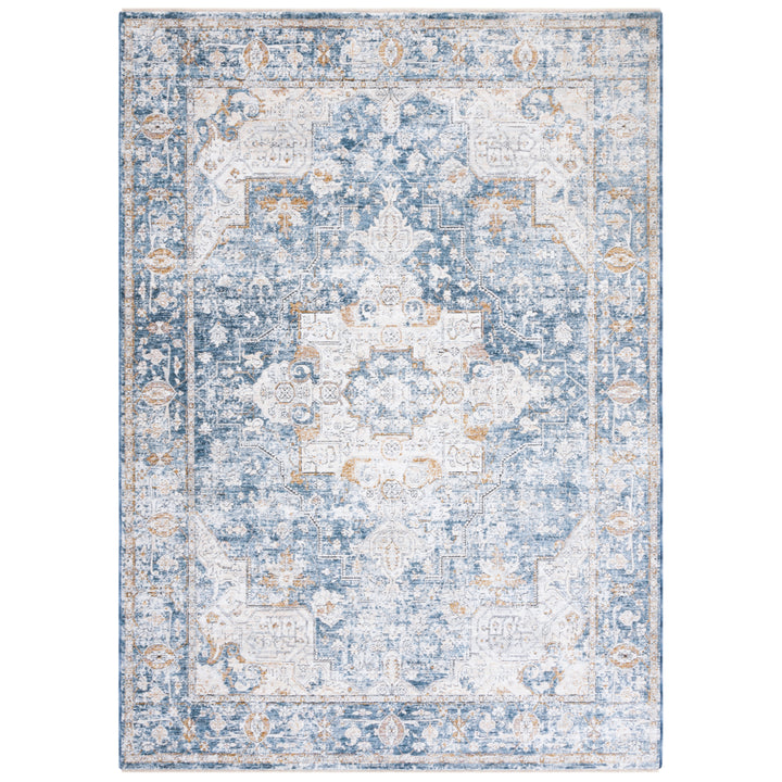 SAFAVIEH Moondust Collection MND662A Ivory / Blue Rug Image 10