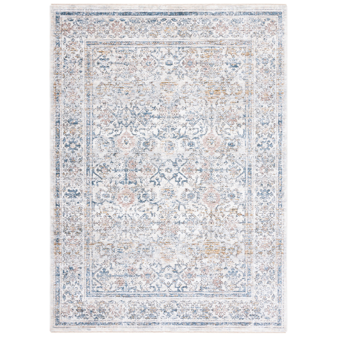 SAFAVIEH Moondust Collection MND664A Ivory / Blue Rug Image 10