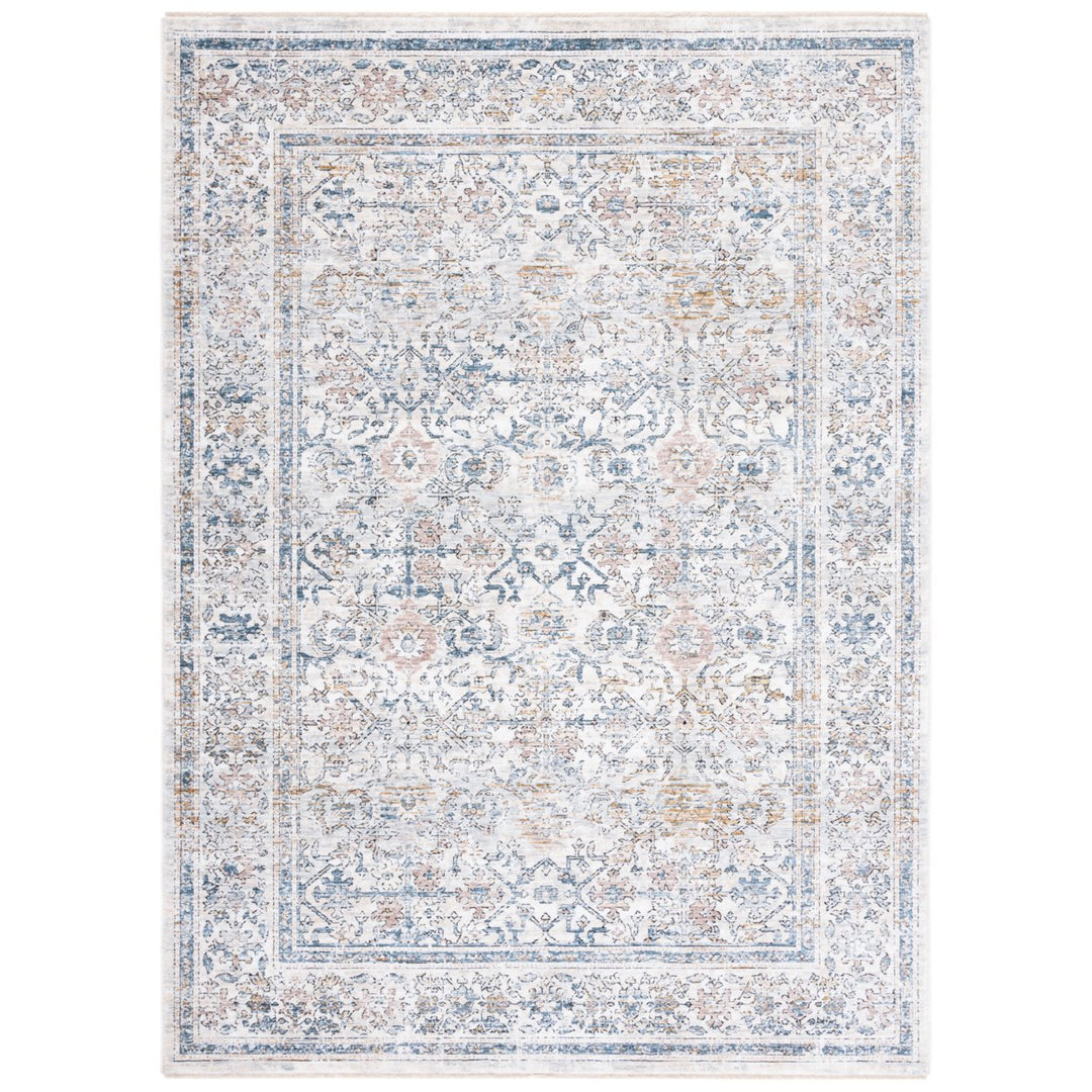 SAFAVIEH Moondust Collection MND664A Ivory / Blue Rug Image 1