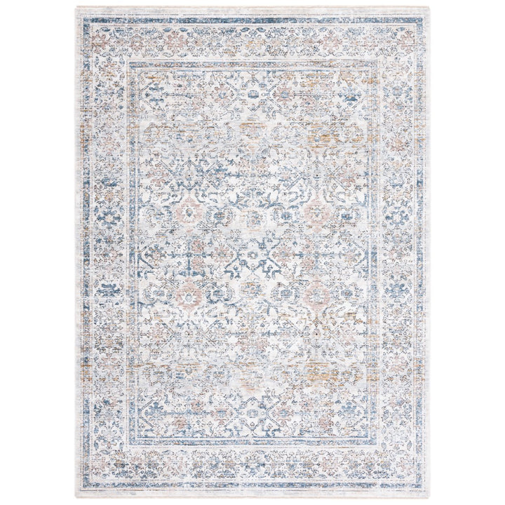 SAFAVIEH Moondust Collection MND664A Ivory / Blue Rug Image 1