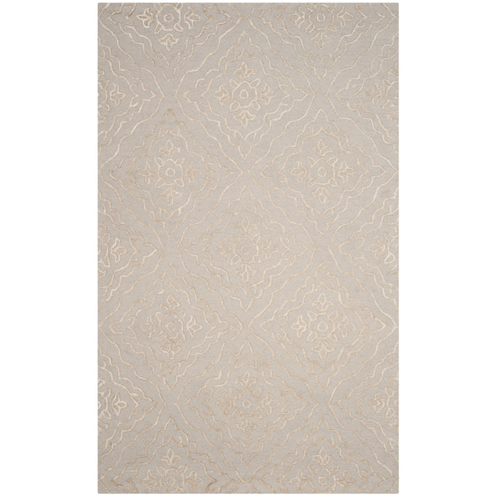 SAFAVIEH Manchester MNH524B Light Blue / Taupe Rug Image 6