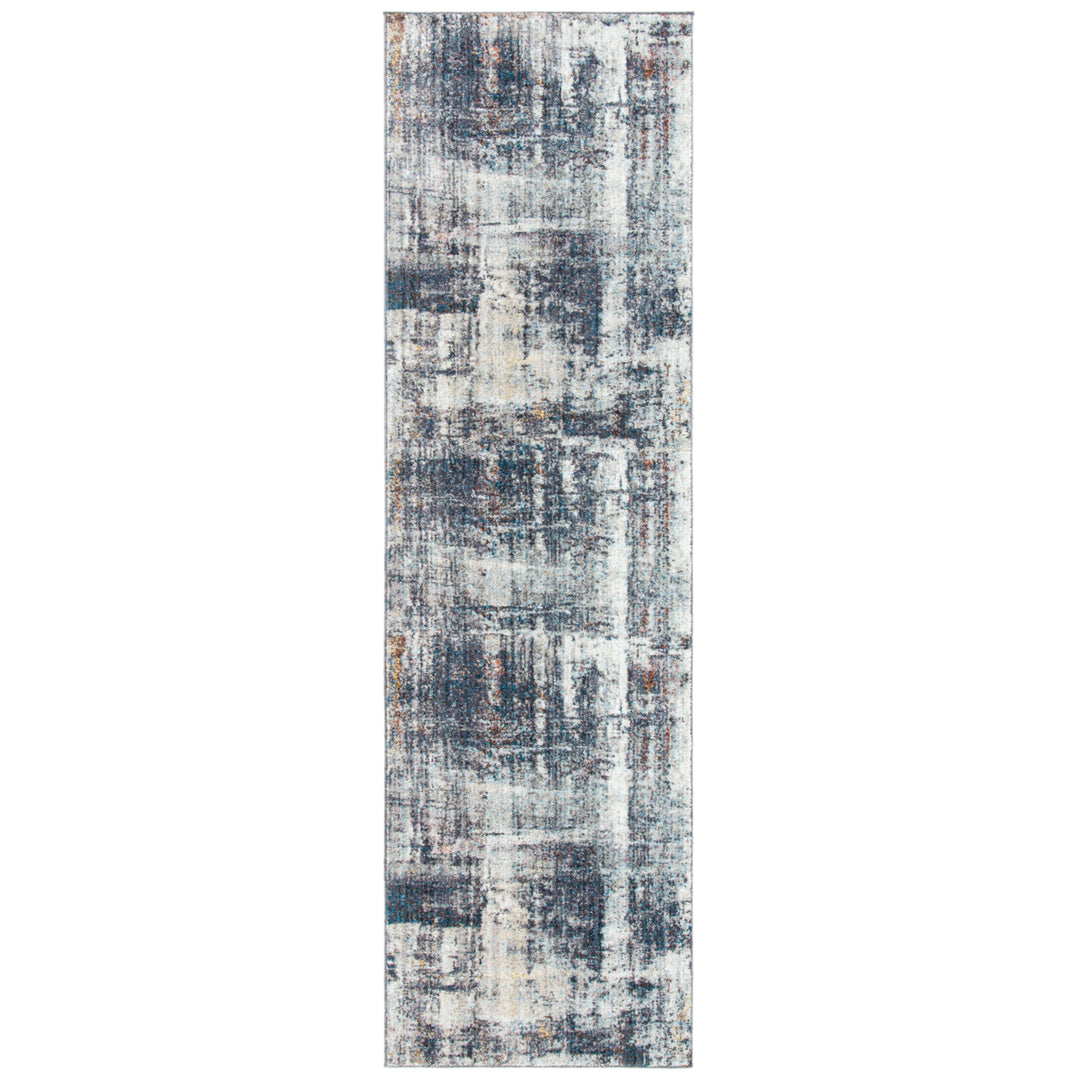 SAFAVIEH Monray Collection MNY615C Charcoal / Ivory Rug Image 5