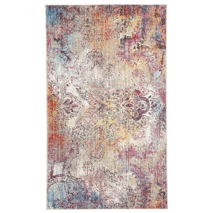 SAFAVIEH Monray Collection MNY646D Red / Multi Rug Image 8