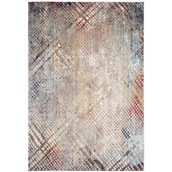 SAFAVIEH Monray Collection MNY655A Grey / Gold Rug Image 1