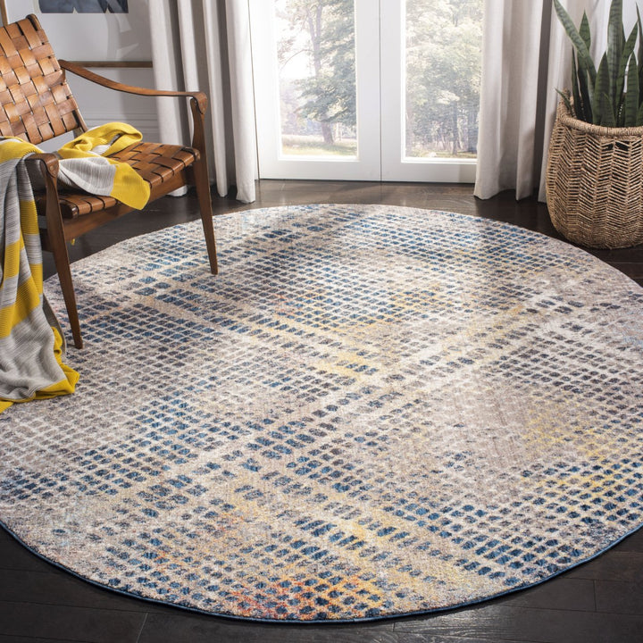 SAFAVIEH Monray Collection MNY656E Blue / Multi Rug Image 2