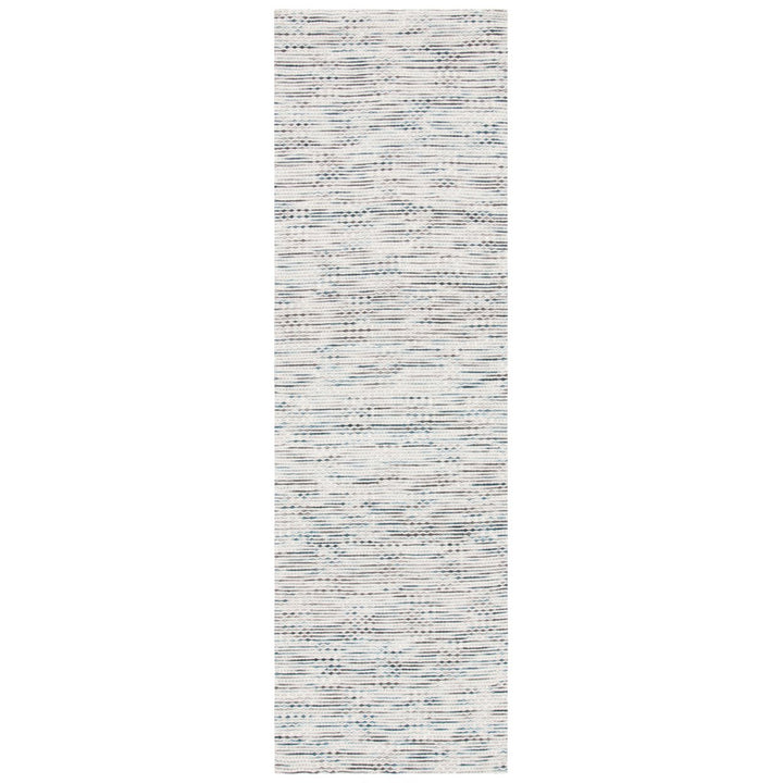 SAFAVIEH Marbella MRB157L Handwoven Denim / Beige Rug Image 1