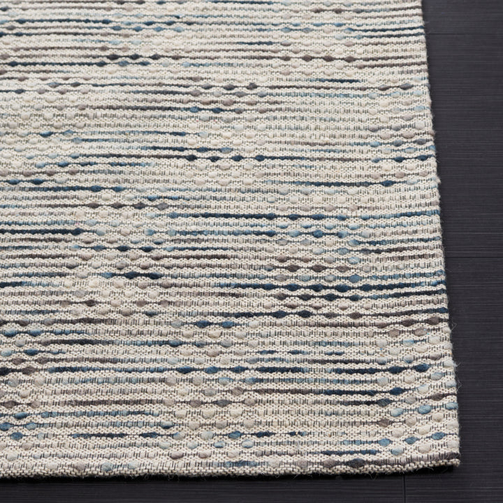 SAFAVIEH Marbella MRB157L Handwoven Denim / Beige Rug Image 4