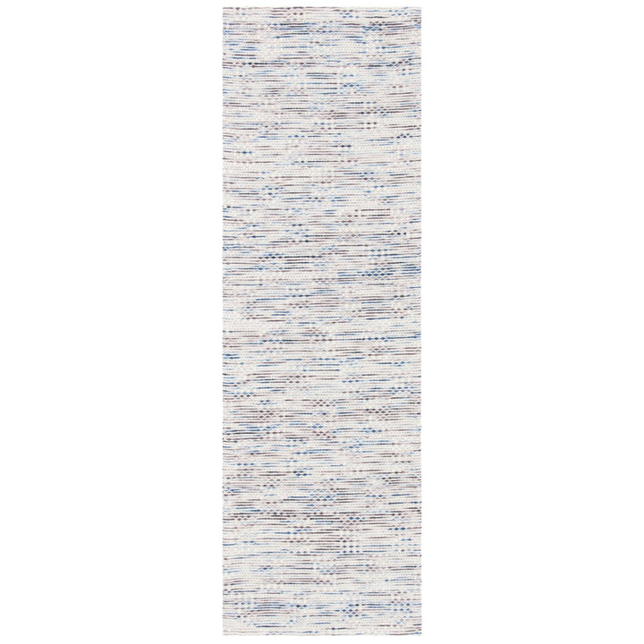 SAFAVIEH Marbella MRB157M Handwoven Blue / Beige Rug Image 1