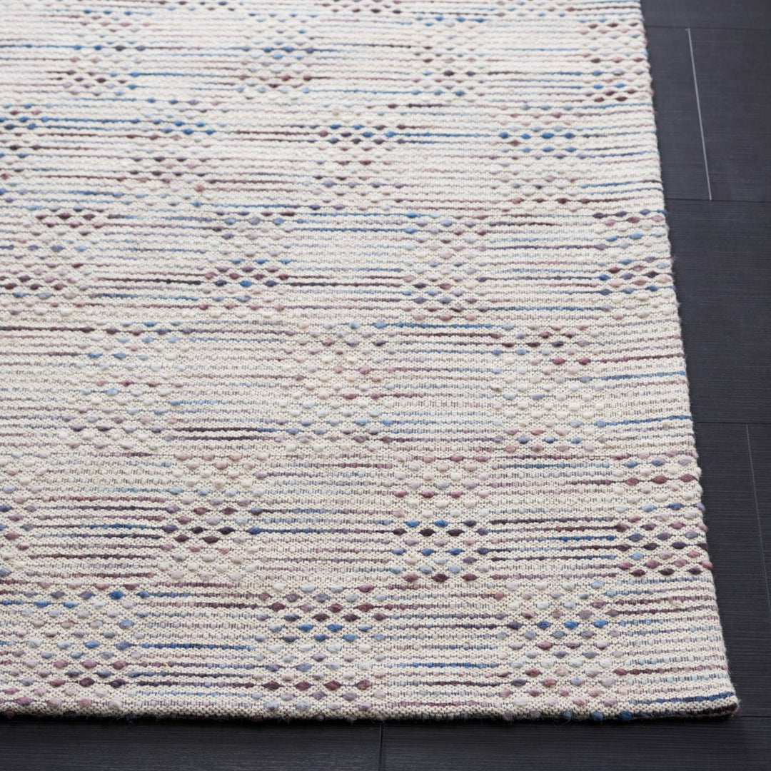 SAFAVIEH Marbella MRB157M Handwoven Blue / Beige Rug Image 4