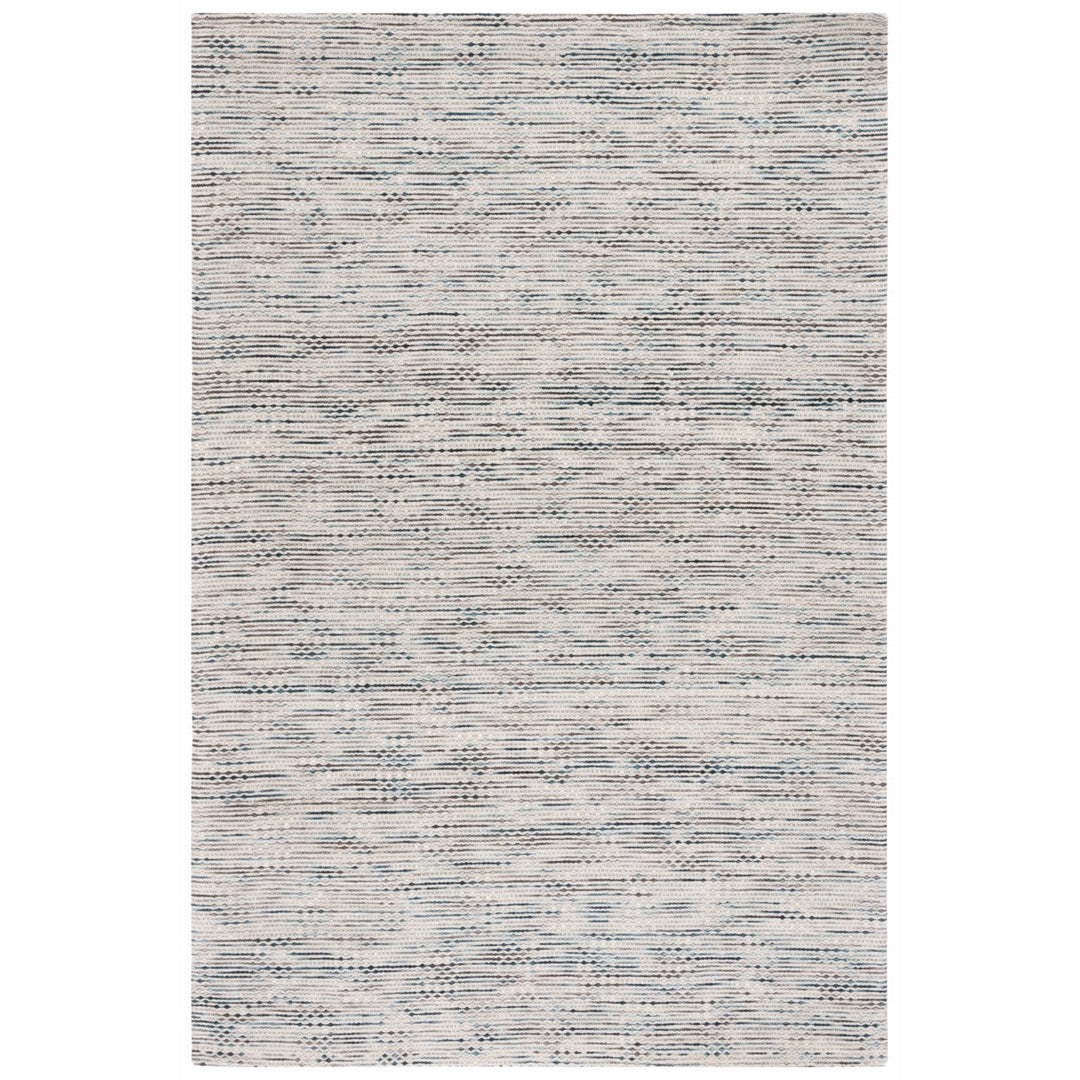 SAFAVIEH Marbella MRB157L Handwoven Denim / Beige Rug Image 1