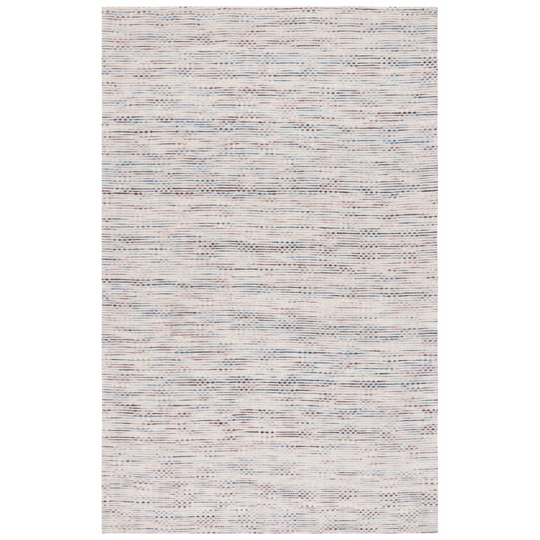 SAFAVIEH Marbella MRB157M Handwoven Blue / Beige Rug Image 7