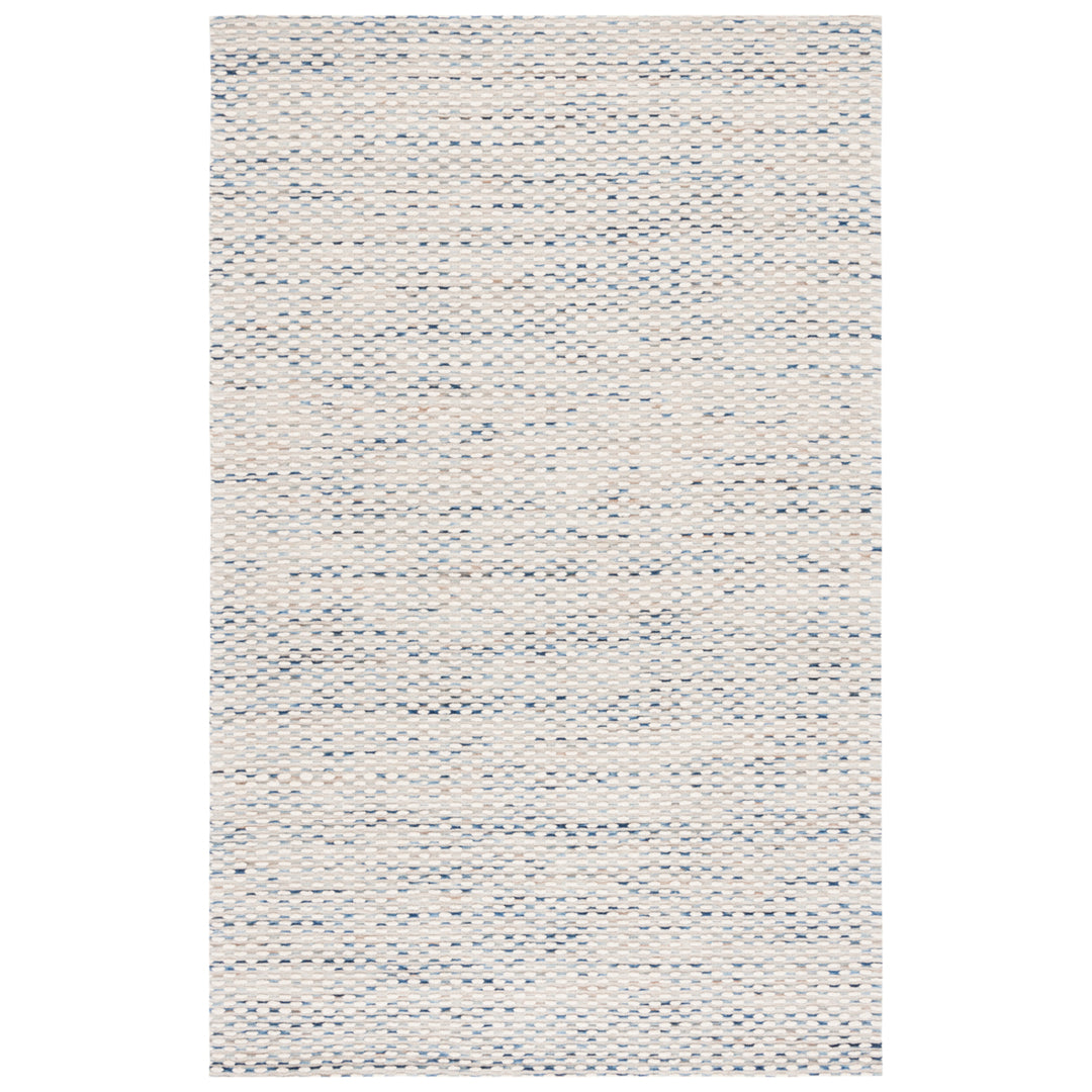 SAFAVIEH Marbella MRB158N Handwoven White / Navy Rug Image 1