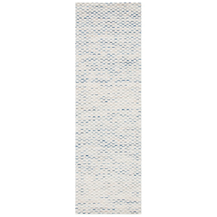 SAFAVIEH Marbella MRB158N Handwoven White / Navy Rug Image 3