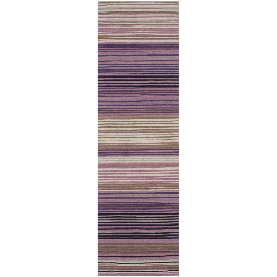 SAFAVIEH Marbella MRB279A Handmade White / Lilac Rug Image 3