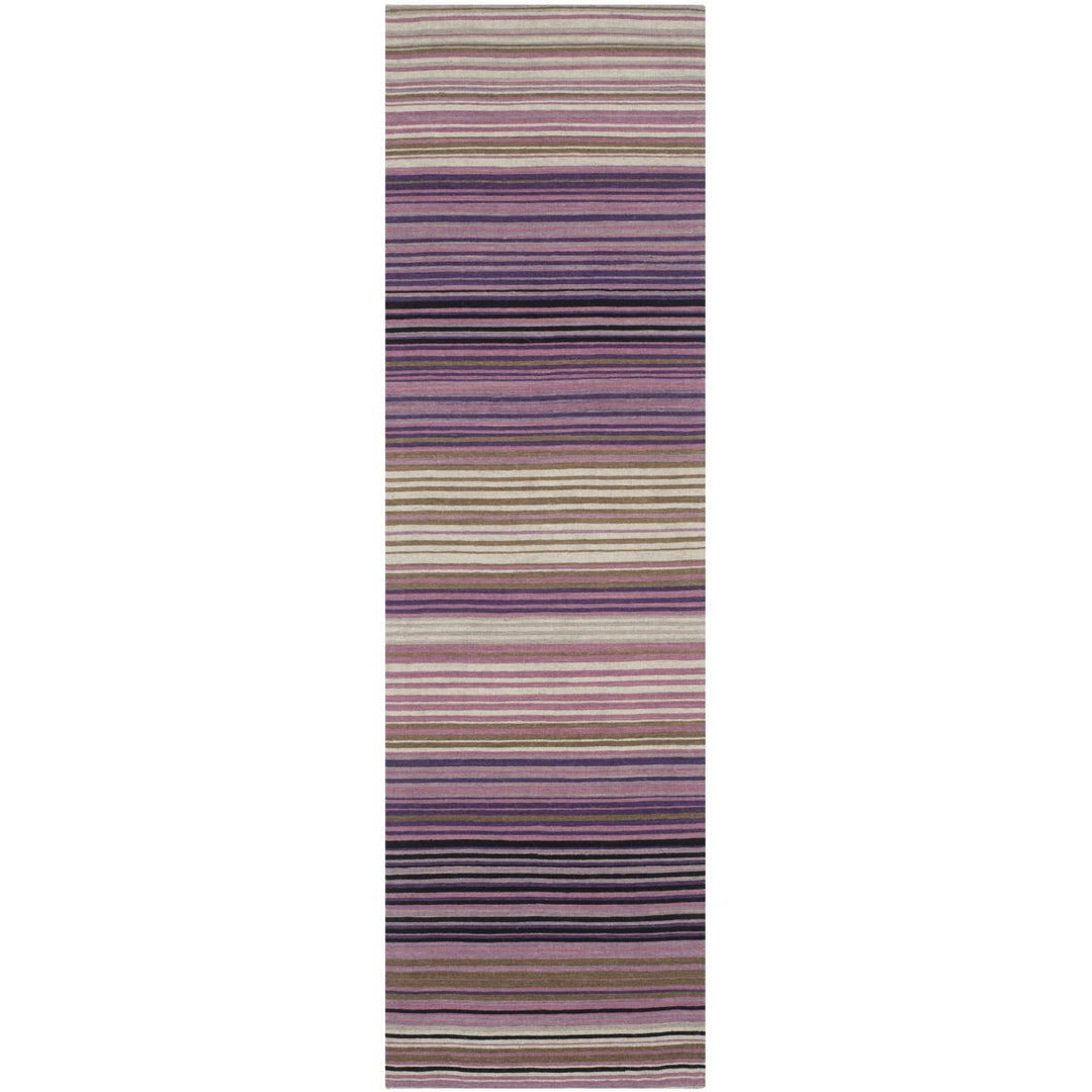 SAFAVIEH Marbella MRB279A Handmade White / Lilac Rug Image 1