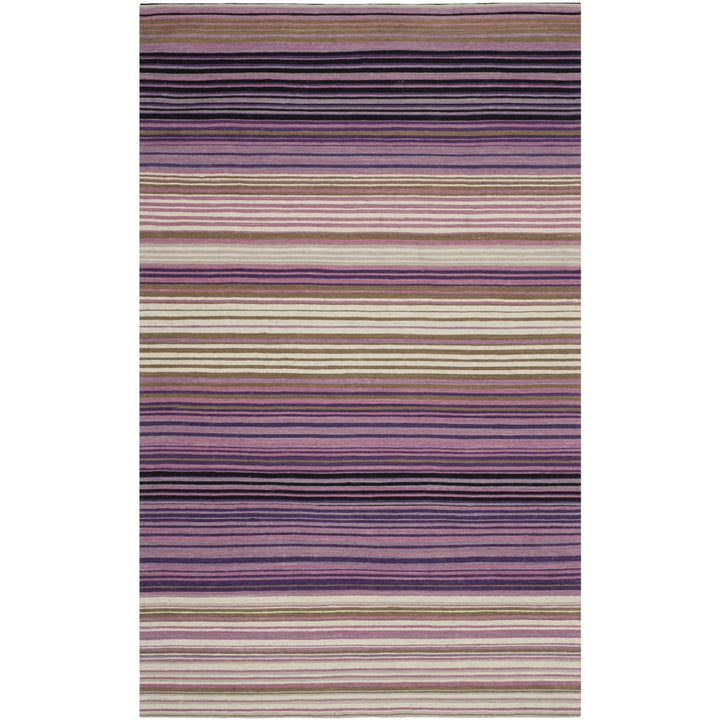 SAFAVIEH Marbella MRB279A Handmade White / Lilac Rug Image 1