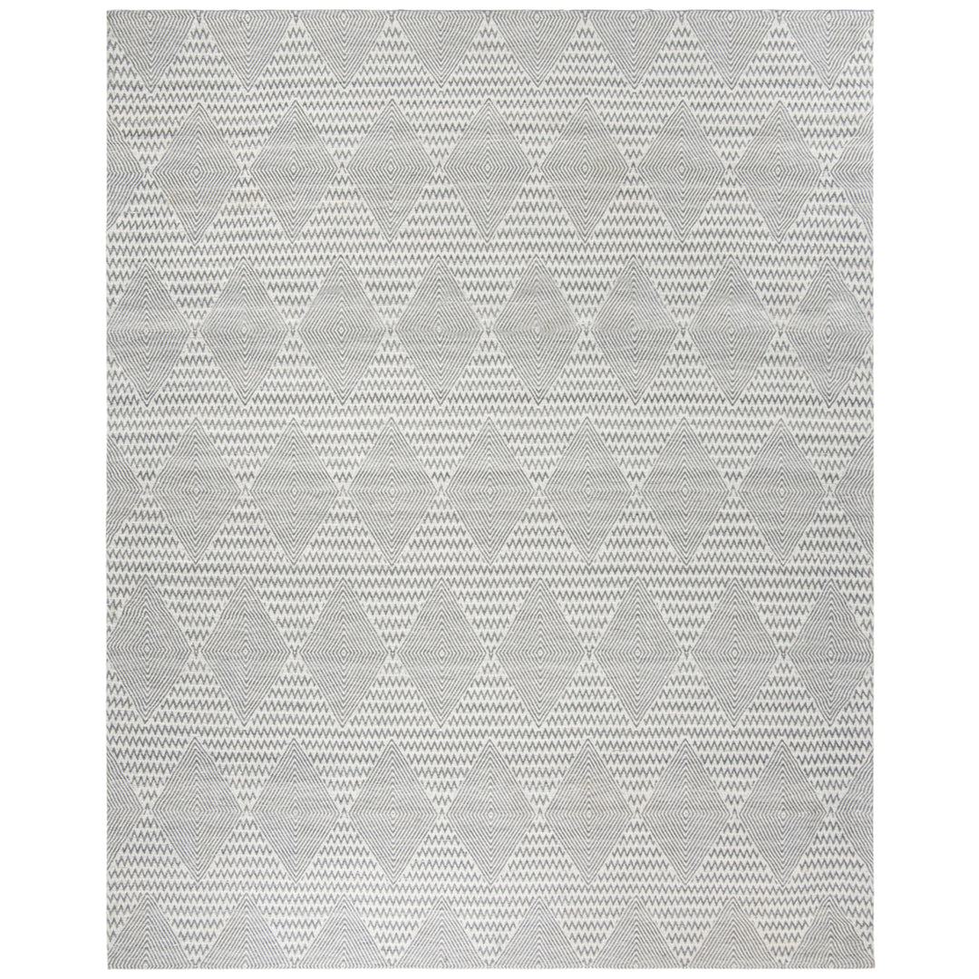 SAFAVIEH Marbella MRB304F Handmade Dark Grey / Ivory Rug Image 1