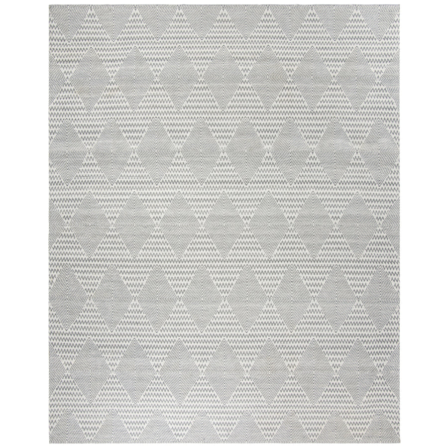 SAFAVIEH Marbella MRB304F Handmade Dark Grey / Ivory Rug Image 1