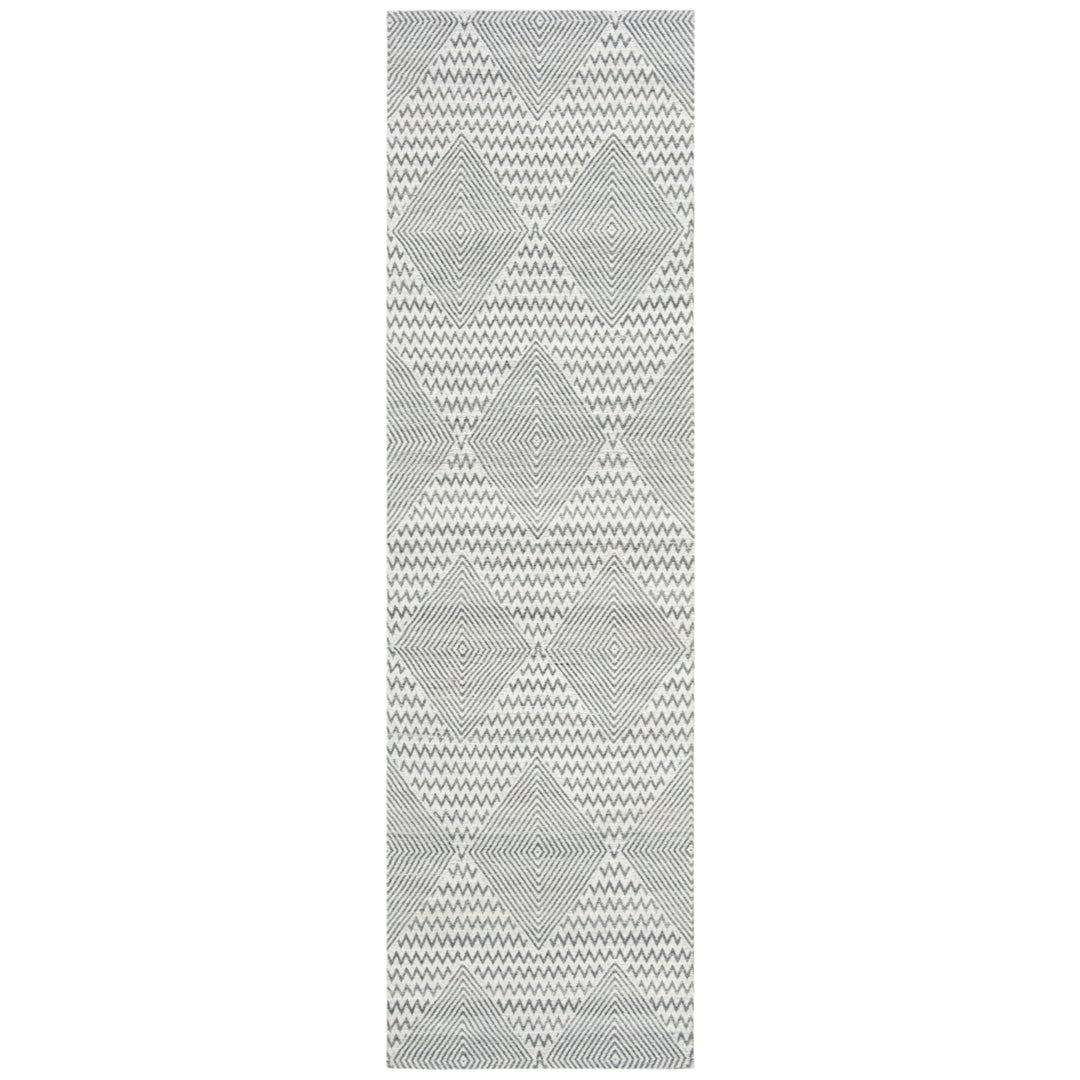 SAFAVIEH Marbella MRB304F Handmade Dark Grey / Ivory Rug Image 3